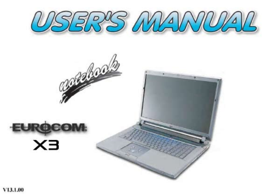 Eurocom X3 User Manual | 321 pages