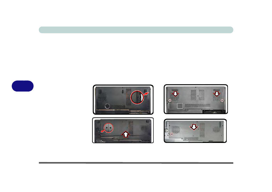 Replacing the component bay cover, Replacing the component bay cover -30 | Eurocom X3 User Manual | Page 183 / 321