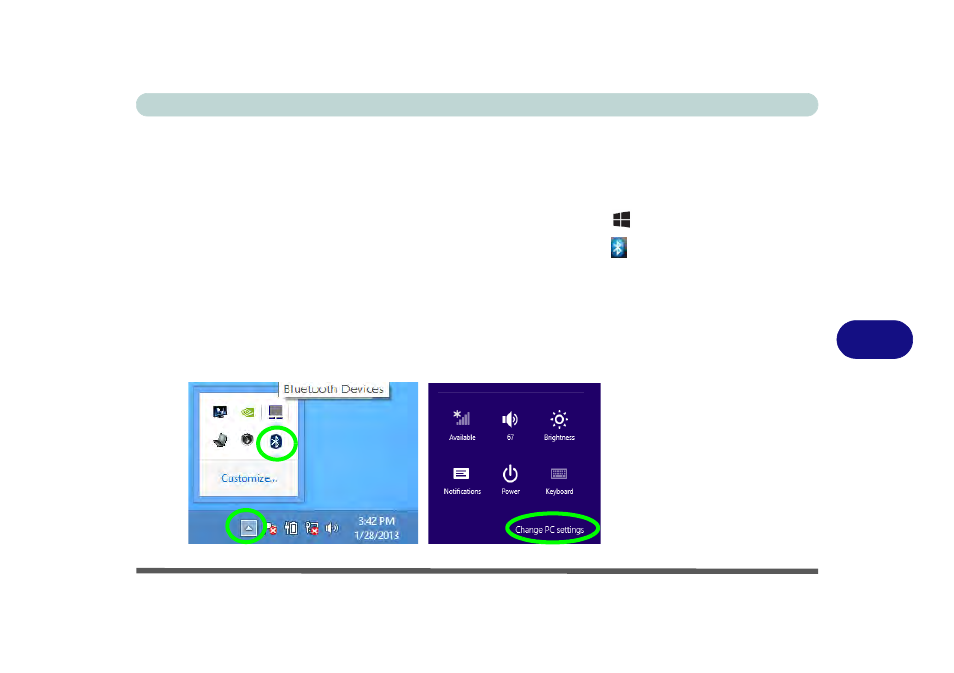 Bluetooth configuration in windows 8, Bluetooth configuration in windows 8 -41, 7bluetooth configuration in windows 8 | Eurocom X3 User Manual | Page 226 / 321