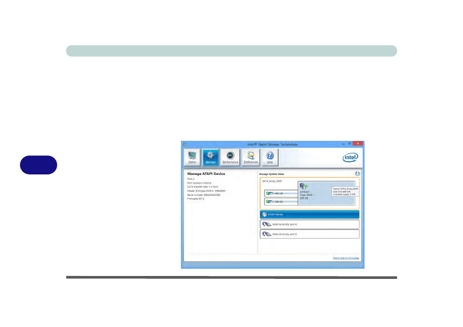 Intel® rapid storage technology for raid systems, Ructed in | Eurocom X3 User Manual | Page 231 / 321