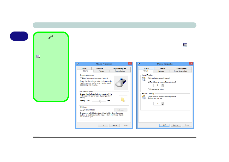 Touchpad configuration for model b, Touchpad configuration for model b -18 | Eurocom X3 User Manual | Page 97 / 321