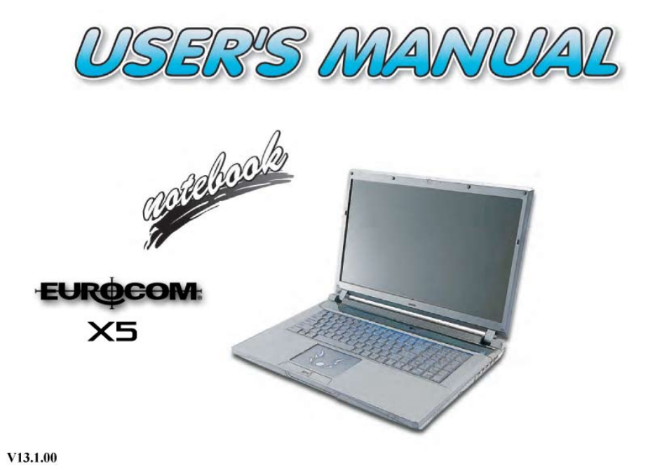 Eurocom X5 User Manual | 322 pages