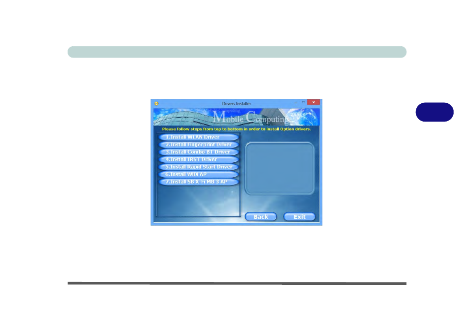 Optional drivers, Optional drivers -9 | Eurocom X5 User Manual | Page 137 / 322