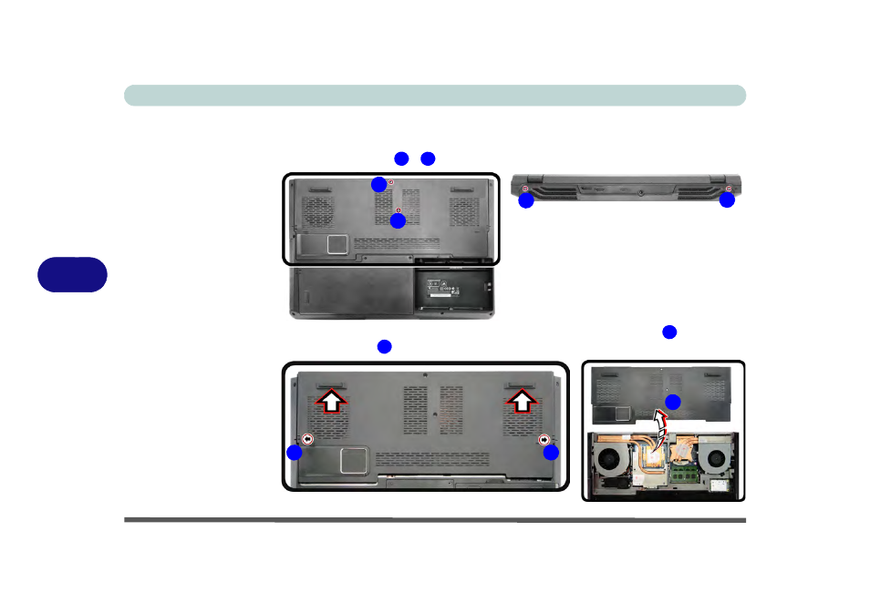Removing the component cover (model b), Removing the component cover (model b) -26 | Eurocom X5 User Manual | Page 180 / 322