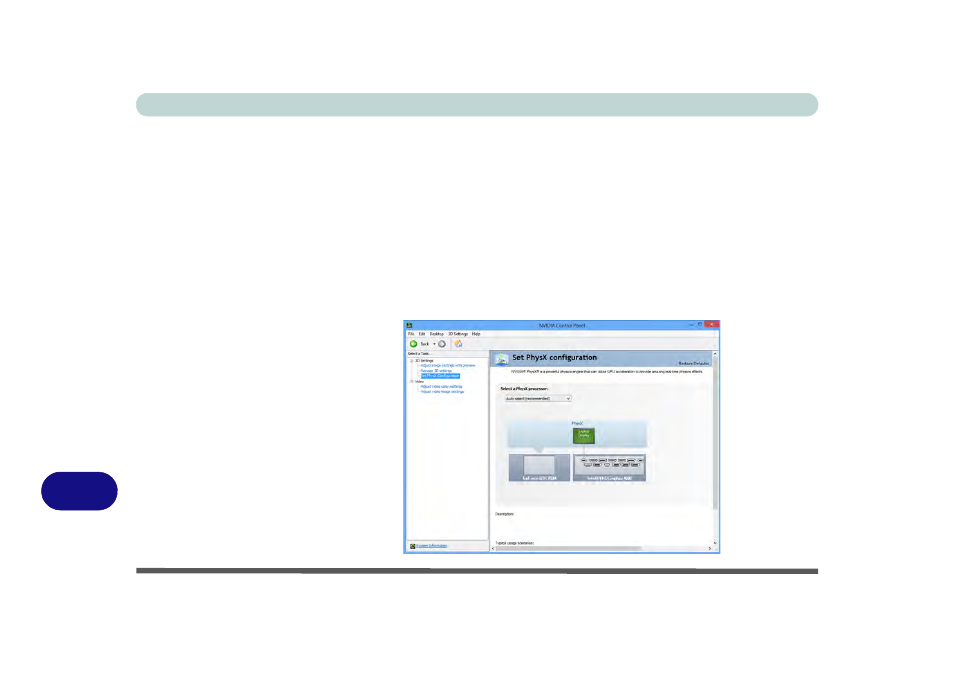 Set physx® configuration, Set physx, Configuration | Eurocom X5 User Manual | Page 312 / 322