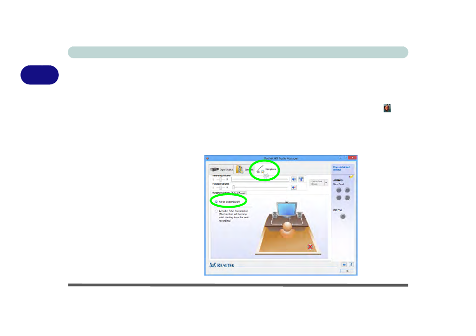 Setup for audio recording, Setup for audio recording -8 | Eurocom X5 User Manual | Page 88 / 322