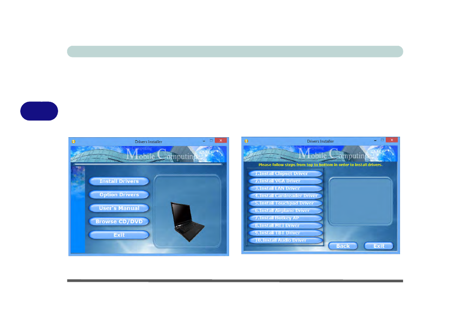Driver installation, Driver installation -2 | Eurocom X7 User Manual | Page 134 / 356
