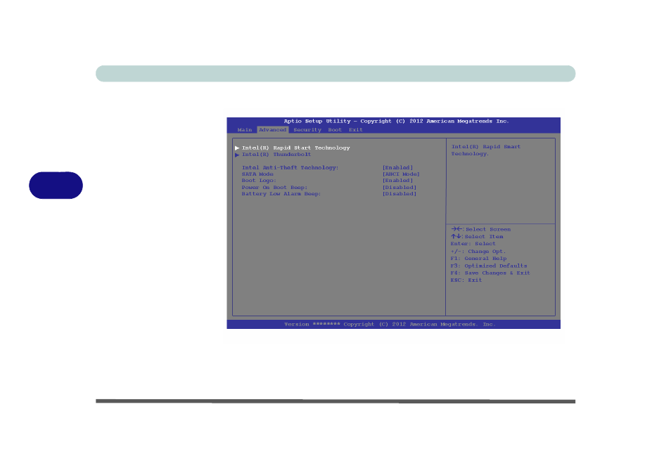 Advanced menu, Advanced menu -8 | Eurocom X7 User Manual | Page 150 / 356