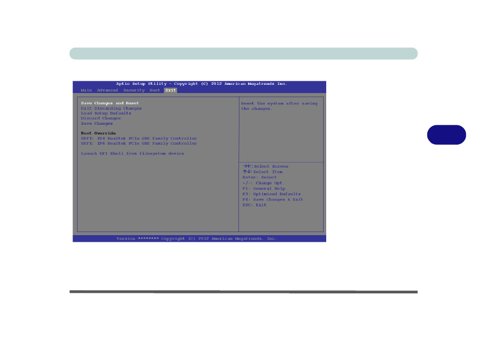 Exit menu, Exit menu -19 | Eurocom X7 User Manual | Page 161 / 356