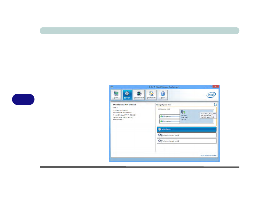 Intel® rapid storage technology for raid systems | Eurocom X7 User Manual | Page 248 / 356