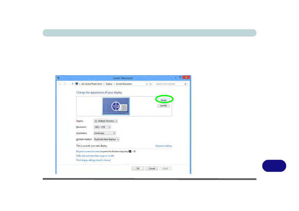 Configuring an external display in windows, Dconfiguring an external display in windows | Eurocom X7 User Manual | Page 341 / 356
