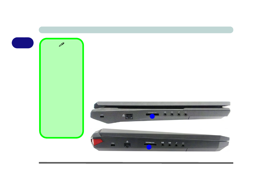 Multi-in-1 card reader, Multi-in-1 card reader -6 | Eurocom X7 User Manual | Page 86 / 356