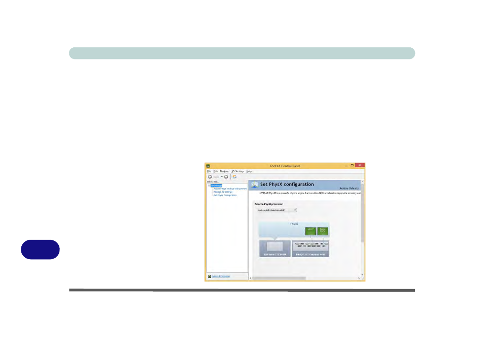 Set physx® configuration, C - 36, Set physx | Configuration | Eurocom Neptune 4W User Manual | Page 340 / 346
