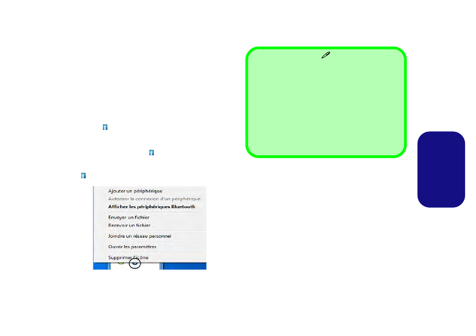 Configuration bluetooth, Fr anç ais | Eurocom Panther 5 User Manual | Page 108 / 185
