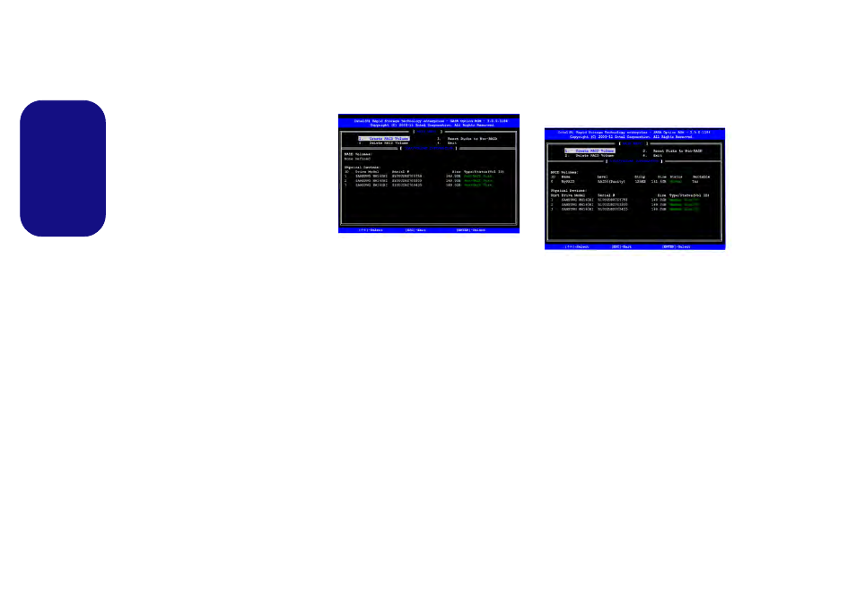 Raid setup procedure, English raid setup procedure, Part i: bios | Part ii: intel matrix | Eurocom Panther 5 User Manual | Page 11 / 185