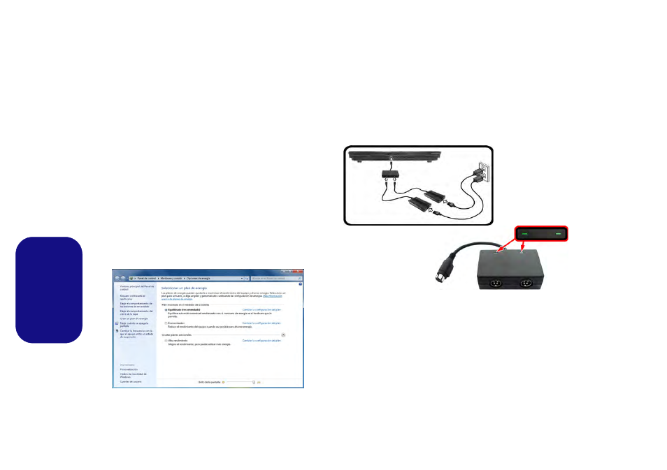 Opciones de energía, Español | Eurocom Panther 5 User Manual | Page 133 / 185