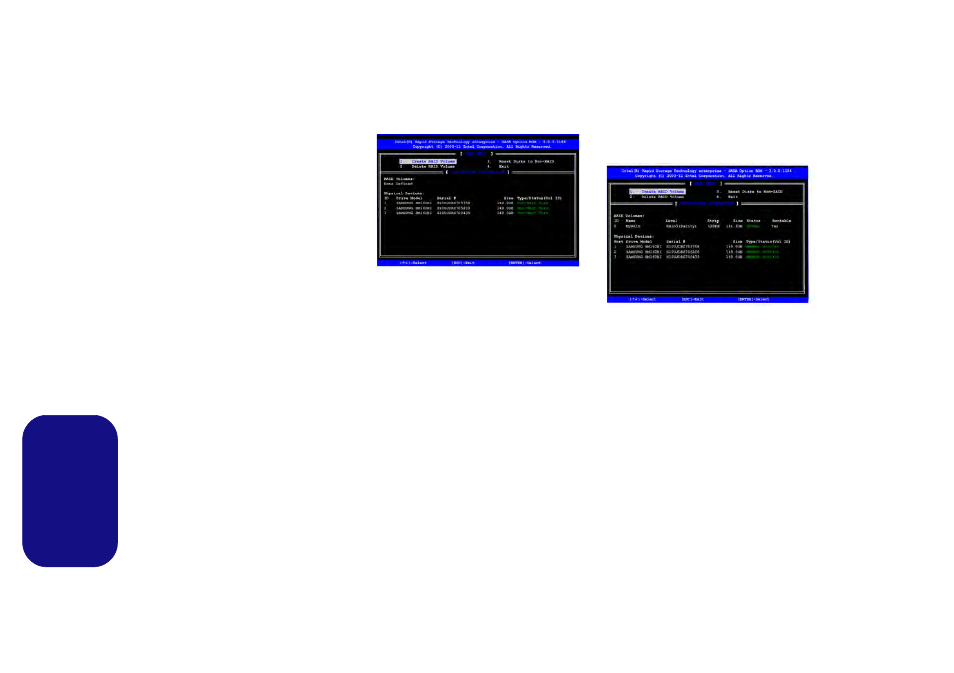 Procedimento di configurazione raid, Italiano, Parte 1: bios | Parte 2: intel matrix | Eurocom Panther 5 User Manual | Page 155 / 185