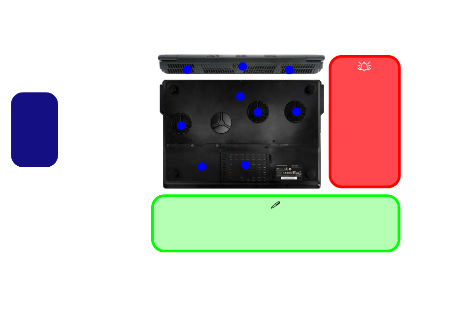 Systemübersicht: ansicht von hinten und unten, Deutsch | Eurocom Panther 5 User Manual | Page 57 / 185