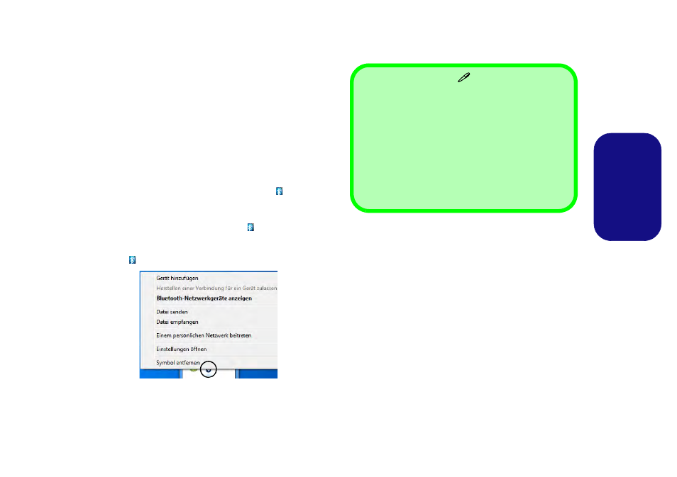 Bluetooth-konfiguration, Deutsch | Eurocom Panther 5 User Manual | Page 72 / 185