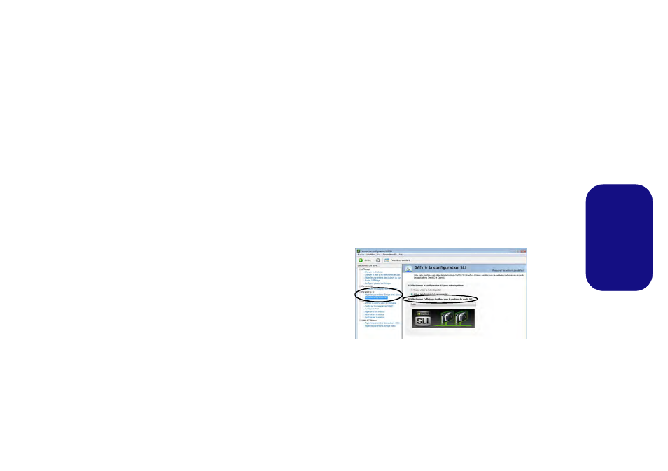 Caractéristiques vidéo, Périphériques d’affichage, Configuration sli multi gpu | Fr anç ais | Eurocom Panther 5 User Manual | Page 94 / 185