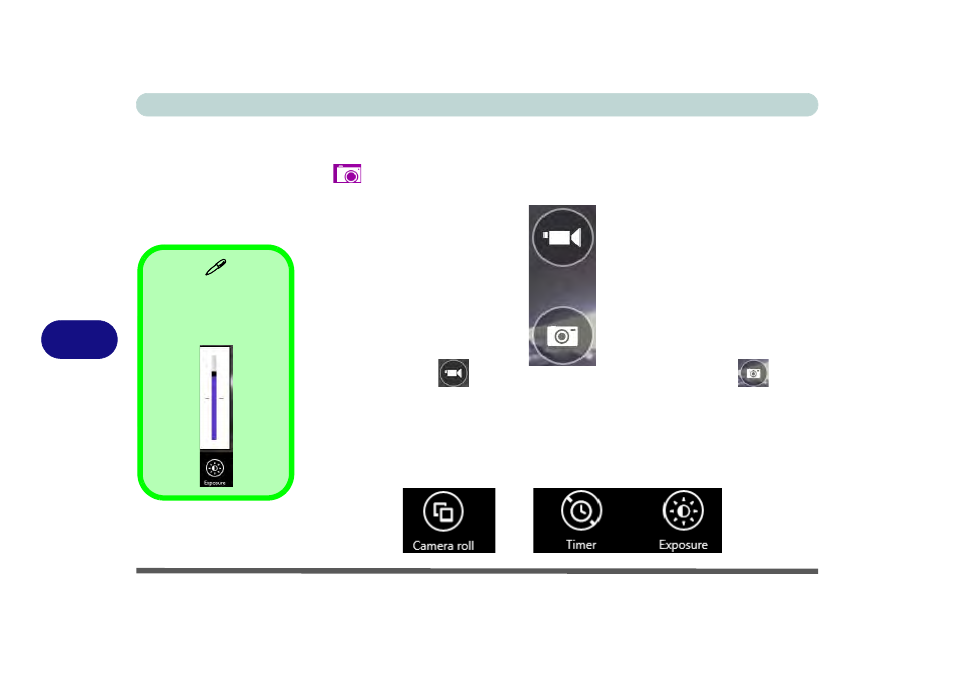 Camera app, Camera app -14, 7camera app | Eurocom Racer 4W User Manual | Page 208 / 346