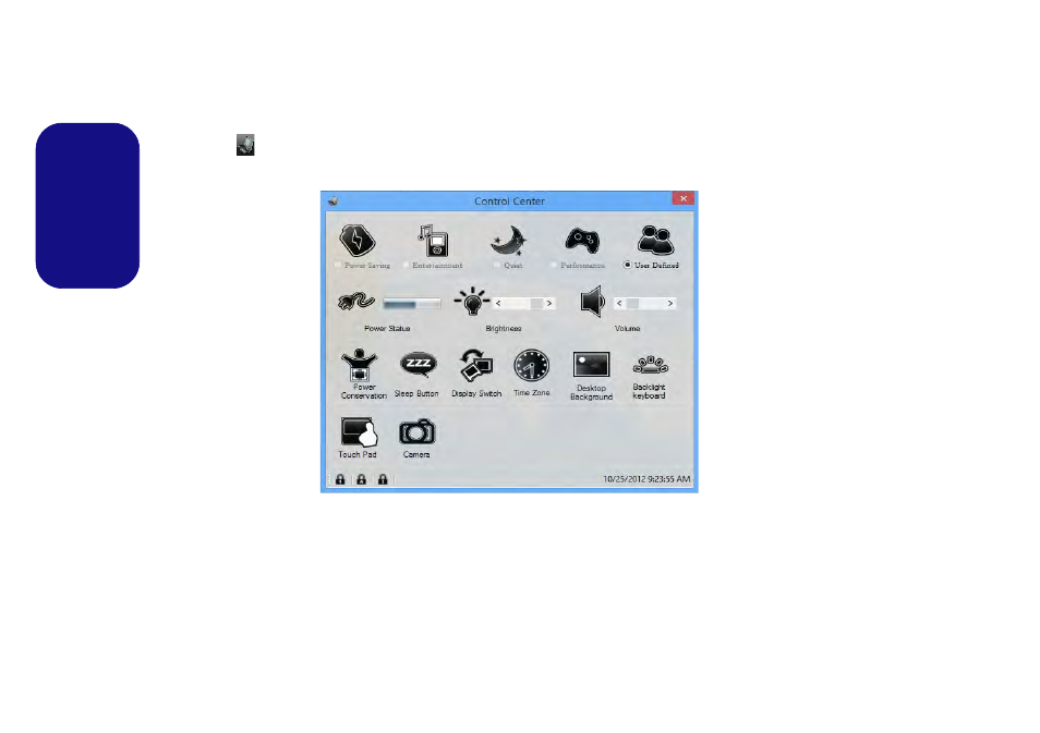 Control center | Eurocom Scorpius 3 User Manual | Page 19 / 205