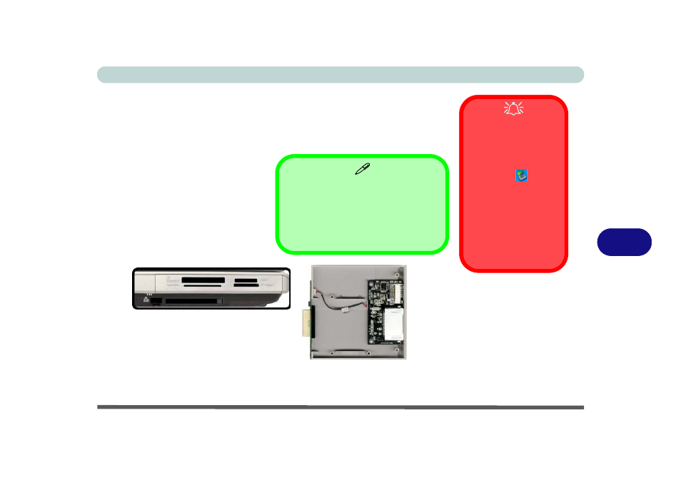 The 7-in-1 card reader module, The 7-in-1 card reader module -7 | Eurocom D700T Enigma User Manual | Page 113 / 176