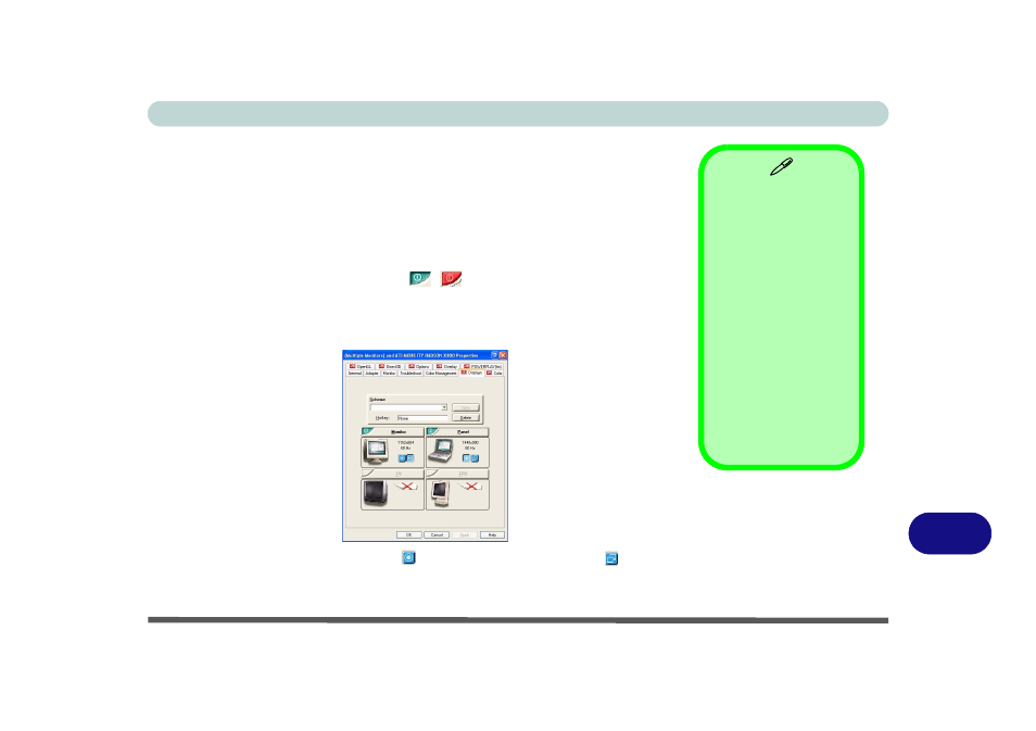C - 5, If an external monitor is, Attaching other displays | Eurocom D700T Enigma User Manual | Page 157 / 176