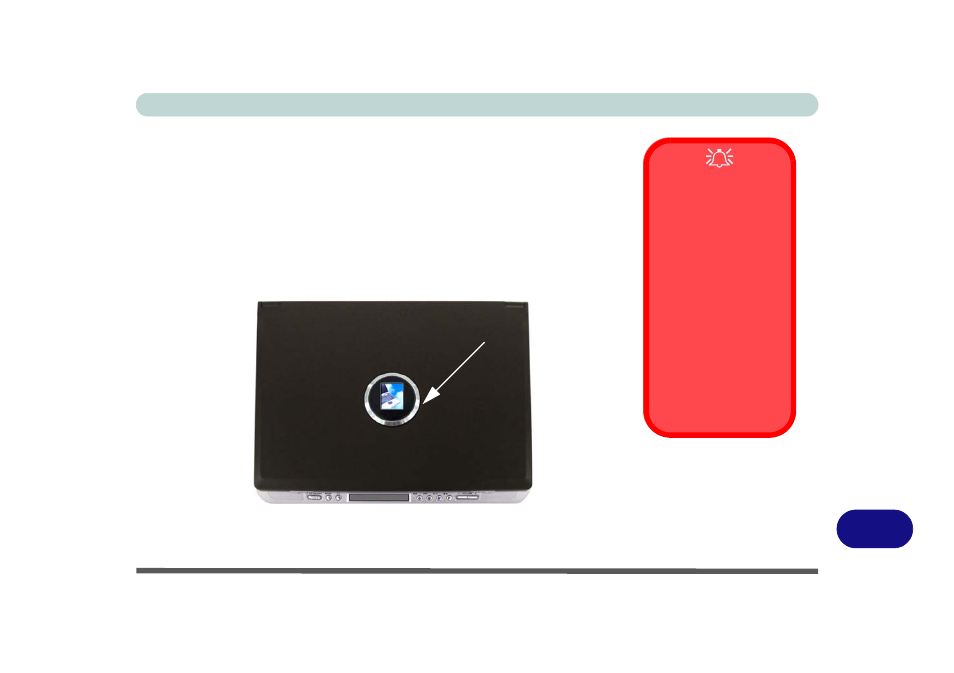 Appendix d: 1.8" top case lcd, 8" top case lcd, Appendix d on | Make sure you turn off the l, 8" top, For further | Eurocom D700T Enigma User Manual | Page 165 / 176