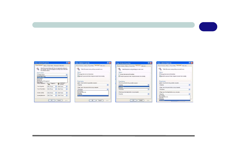 Power management features, Power management features -19 | Eurocom D700T Enigma User Manual | Page 39 / 176