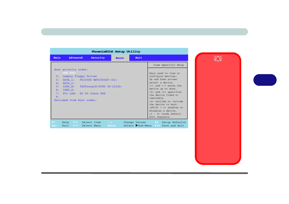 Boot menu, Boot menu -13, Bios utilities boot menu 5 - 13 | Figure 5 - 6 | Eurocom D700T Enigma User Manual | Page 93 / 176