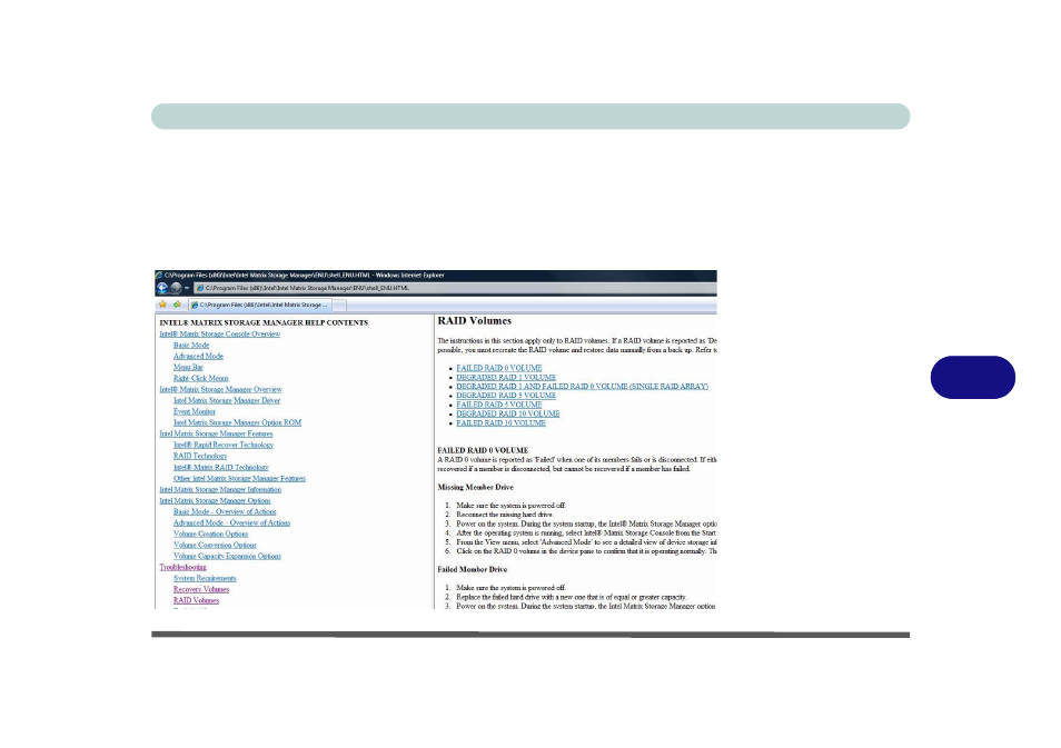 Intel® matrix storage manager, Intel® matrix storage manager -43 | Eurocom D900F Panther Workstation User Manual | Page 157 / 212