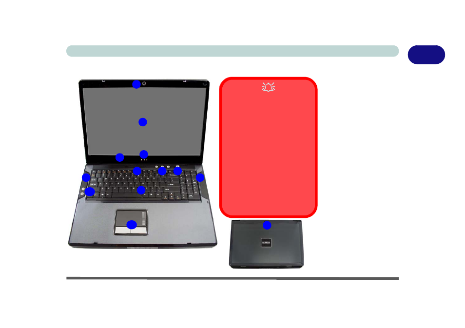 System map: lcd panel open, System map: lcd panel open -7 | Eurocom D900F Panther Workstation User Manual | Page 29 / 212