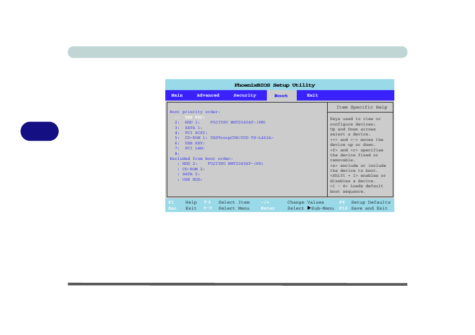 Boot menu, Boot menu -14, Bios utilities 5 - 14 boot menu | Figure 5 - 6 | Eurocom D900K F-Bomb User Manual | Page 90 / 160