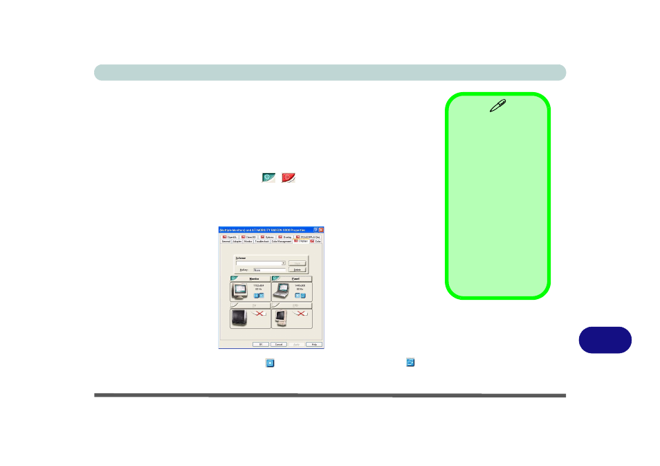 Attaching other displays | Eurocom D900T PHANTOM User Manual | Page 167 / 182