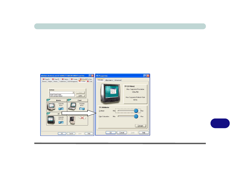 Enabling tv display | Eurocom D900T PHANTOM User Manual | Page 173 / 182