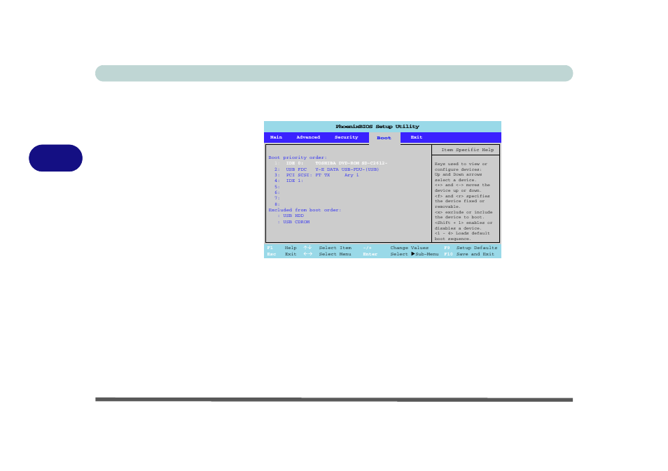 Drivers & utilities 4 - 4 ata mode configuration, Figure 4 - 2, Bios boot menu | Eurocom D900T PHANTOM User Manual | Page 68 / 182