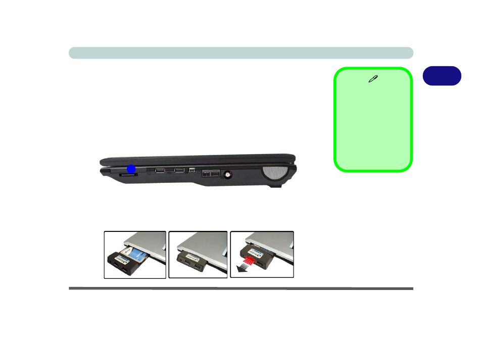 Expresscard slot, Expresscard slot -7 | Eurocom M570TU Montebello User Manual | Page 47 / 220