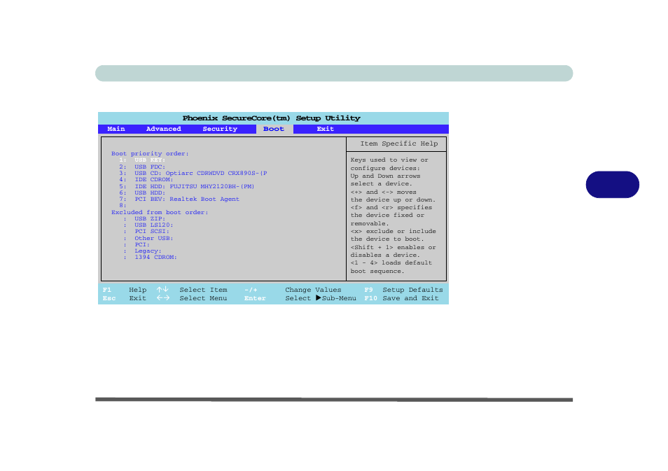 Boot menu, Boot menu -13, Bios utilities boot menu 5 - 13 | Figure 5 - 5 | Eurocom M570TU Montebello User Manual | Page 89 / 220