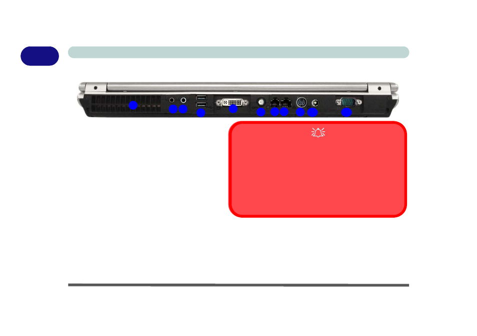System map: rear view, System map: rear view -12 | Eurocom M570U DIVINE User Manual | Page 32 / 190