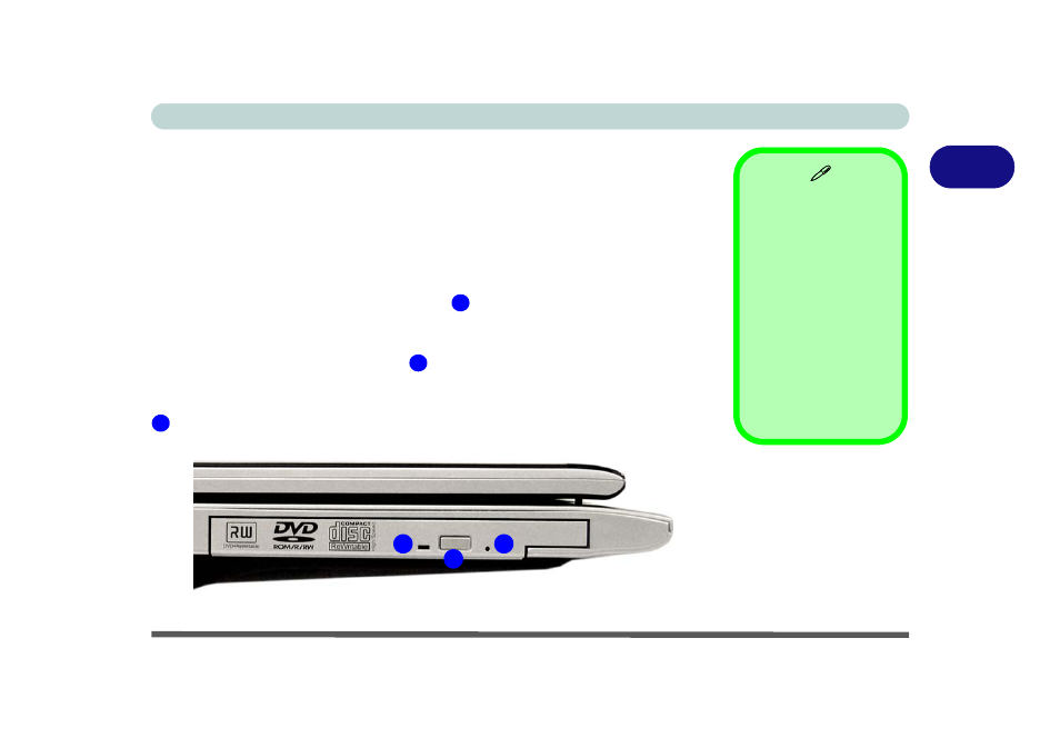 Optical device, Loading discs, Optical device -3 | Loading discs -3 | Eurocom M570U DIVINE User Manual | Page 43 / 190