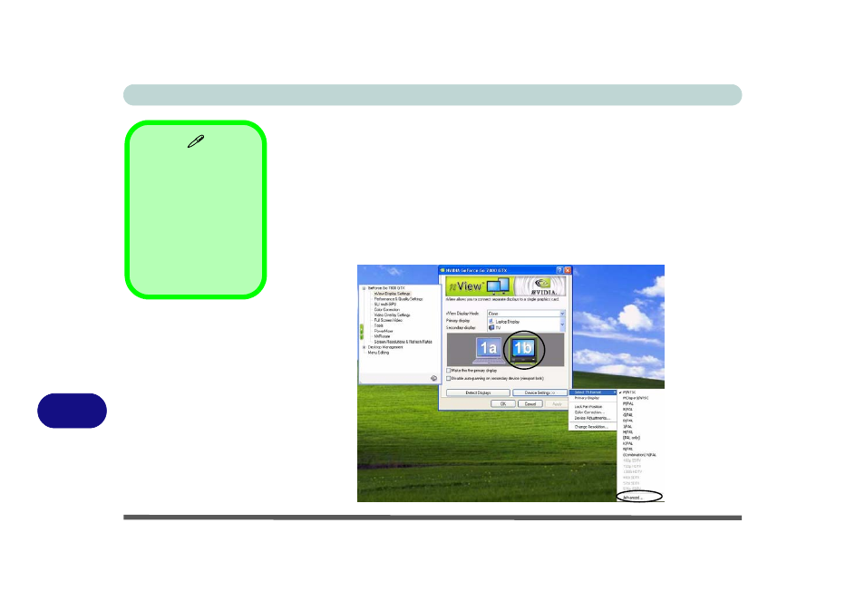 Enabling tv display | Eurocom M590K EMPEROR User Manual | Page 146 / 154