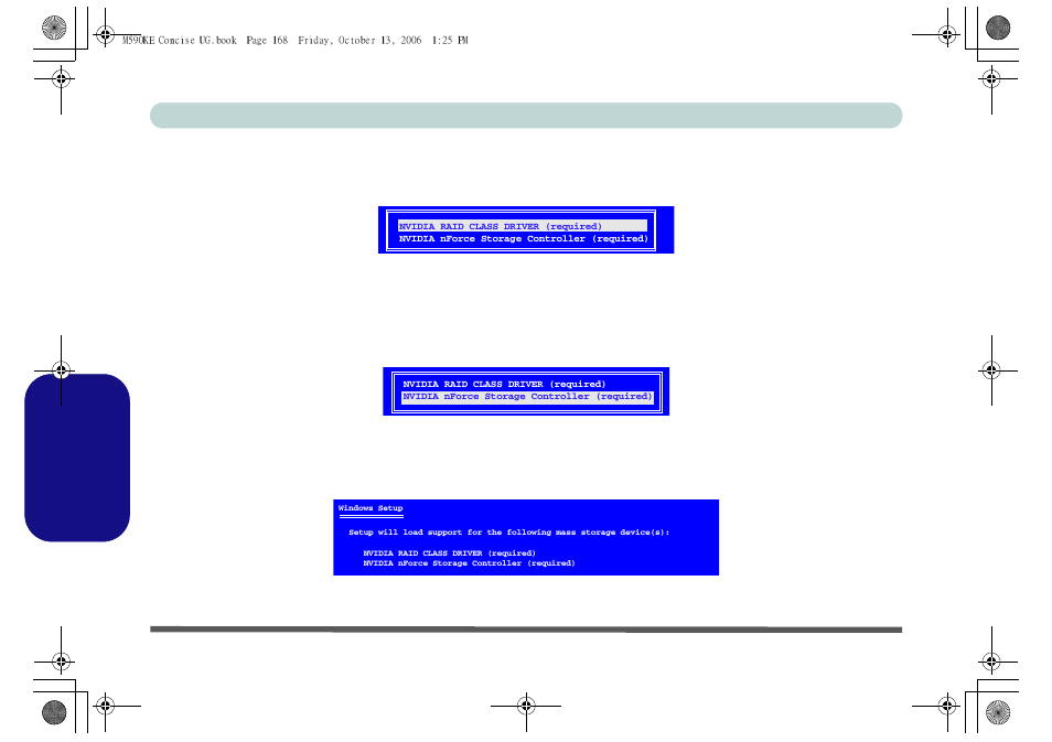 Español, 168 - configuración raid guía del usuario concisa | Eurocom M590KE EMPEROR-X User Manual | Page 174 / 226