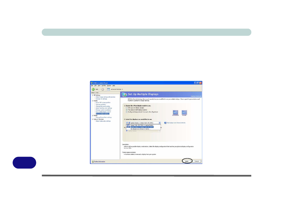 Attaching other displays, Dattaching other displays | Eurocom M860TU Montebello User Manual | Page 184 / 220