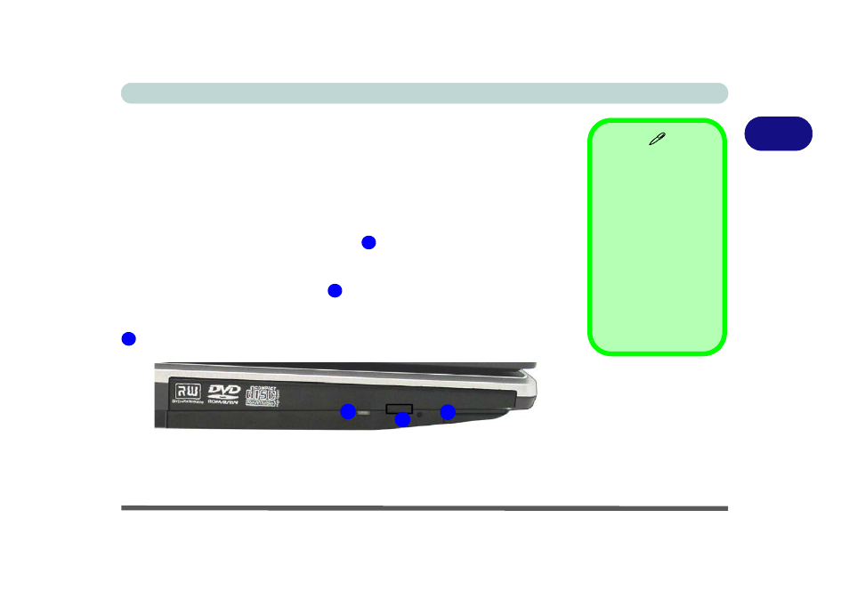 Optical device, Loading discs, Optical device -3 | Loading discs -3 | Eurocom M860TU Montebello User Manual | Page 43 / 220