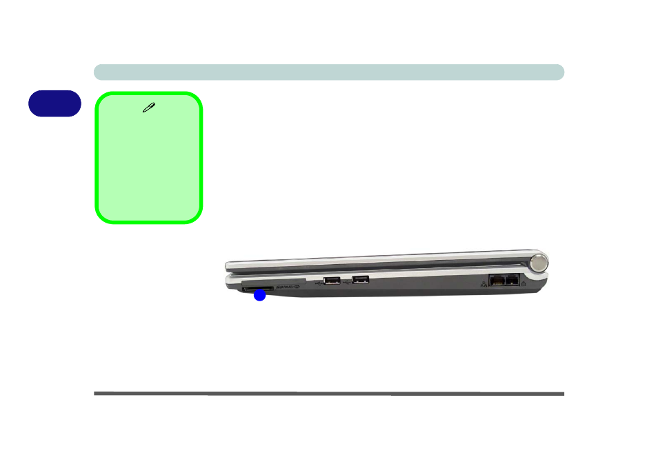 In-1 card reader, In-1 card reader -6 | Eurocom M860TU Montebello User Manual | Page 46 / 220