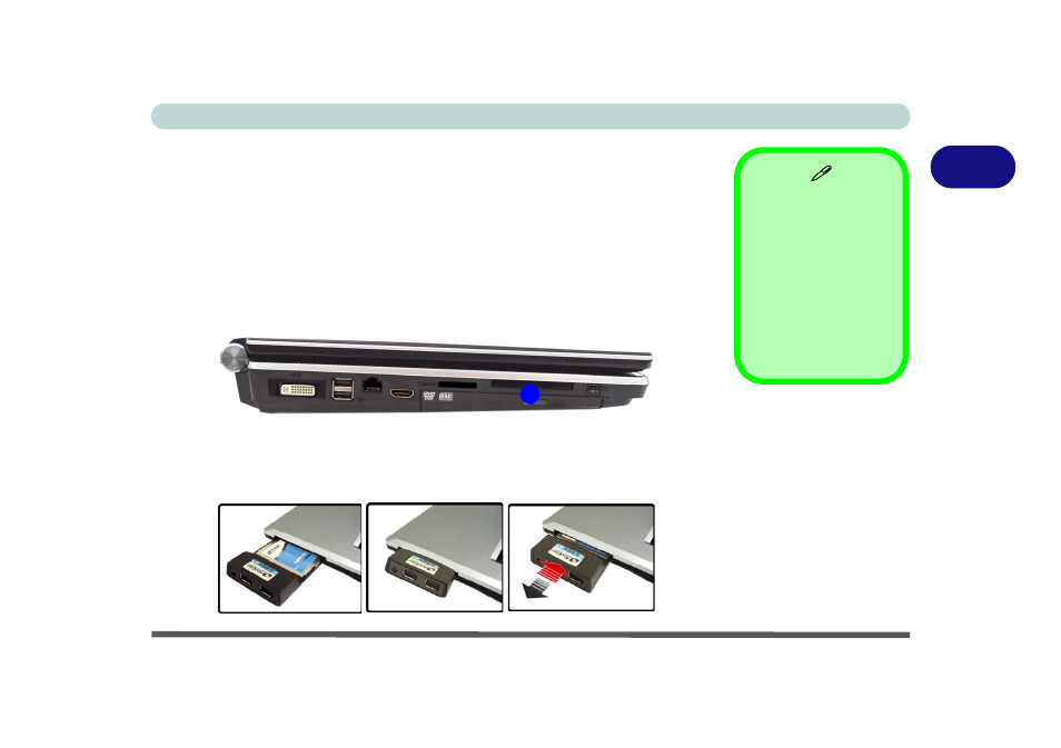 Expresscard slot, Expresscard slot -7 | Eurocom M980NU XCaliber User Manual | Page 49 / 214