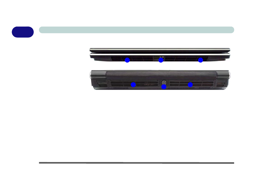 System map: front & rear views, System map: front & rear views -12 | Eurocom P180HM Leopard 2.0 User Manual | Page 36 / 254