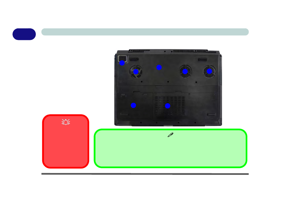 System map: bottom view, System map: bottom view -16 | Eurocom P180HM Leopard 2.0 User Manual | Page 40 / 254