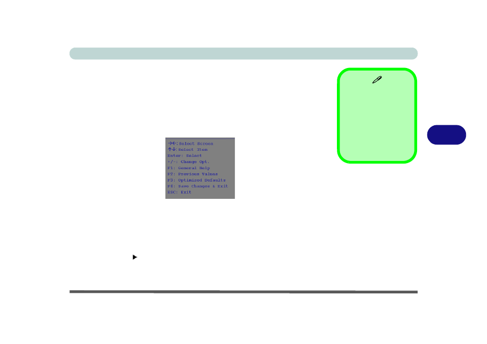 Setup screens, Setup screens -5 | Eurocom P180HM Leopard 2.0 User Manual | Page 99 / 254
